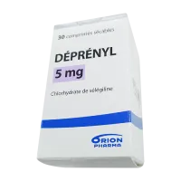 Фото Депренил Селегилин Франция/Финляндия ОРИОН (аналог Эльдеприл) 5мг таб. №30