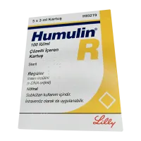 Фото Хумулин Регуляр инсулин (Humulin-R) 100 МЕ/мл сусп. для ин. 3мл 5шт