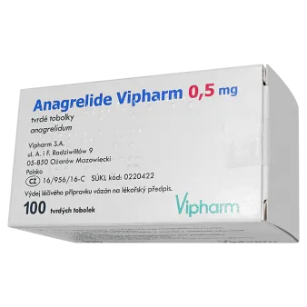 Анагрелид 0,5мг капсулы №100