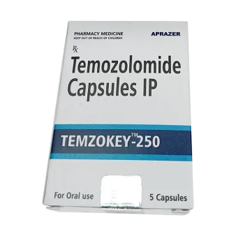 Темозоломид 250 мг Temzokey капс. №5