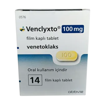 Венклекста 100мг Венетоклакс (Venclyxto) таблетки №14