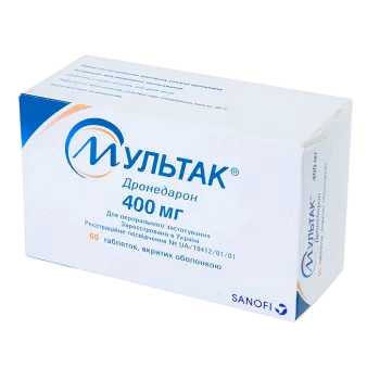 Мультак Дронедарон таб, 400мг №60
