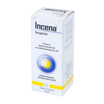 Инцена капли 50мл