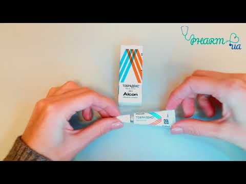 Видео о препарате Тобрадекс (Tobradex) мазь глазная 3.5г